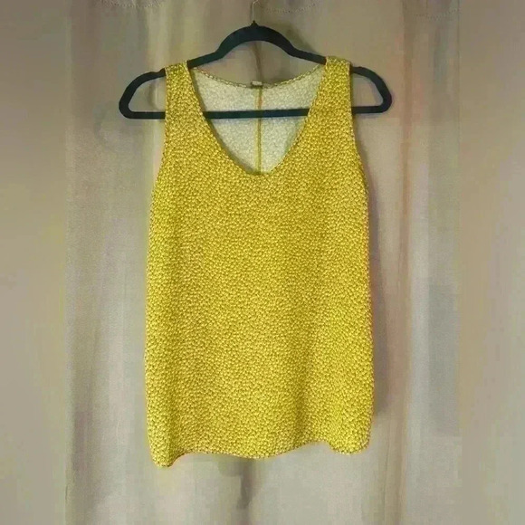 Women’s Yellow Floral Loft Blouse - Picture 1 of 6